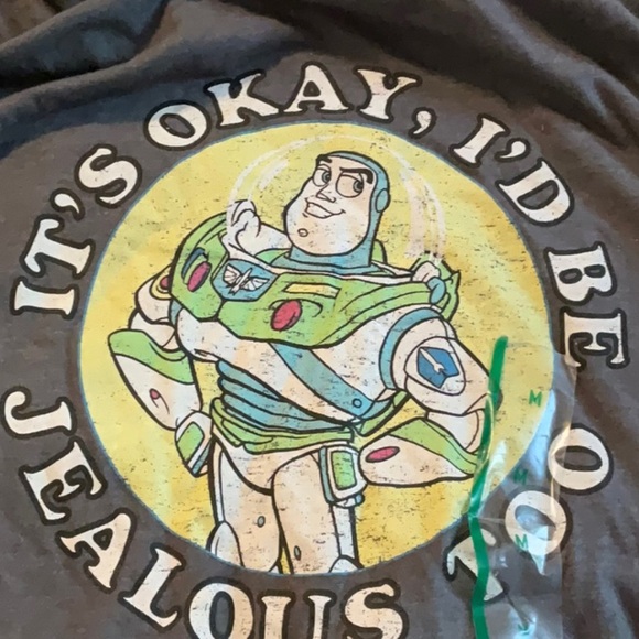 Disney Gray Short Sleeve Tee with Retro Graphic - Picture 3 of 4